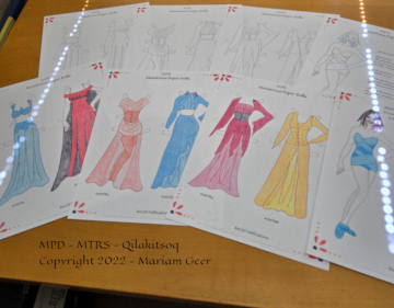Qilakitsoq paper dolls and clothes